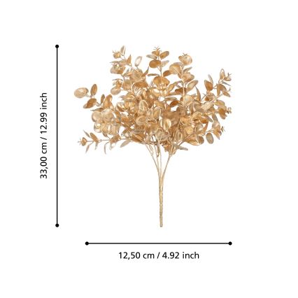 Eglo - Fiore artificiale 33 cm oro