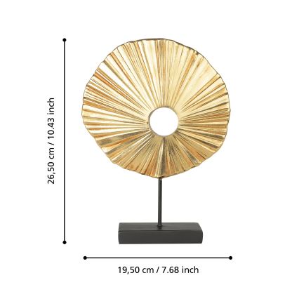 Eglo 429708 - Decorazione URAKAWA 26,5x19,5 cm oro/nero