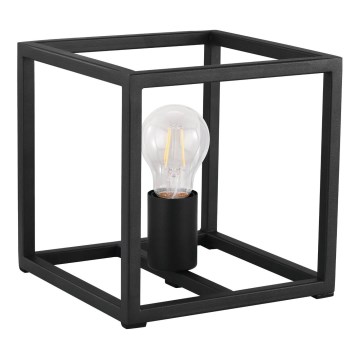 Eglo 43034 - Lampada da tavolo ELDRICK 1xE27/40W/230V nero