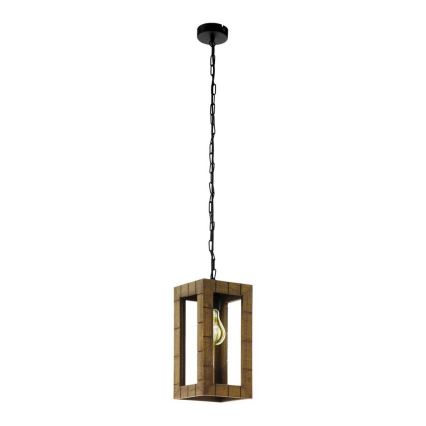 Eglo 43105 - Lampadario a catena TAKHIRA 1xE27/60W/230V acero