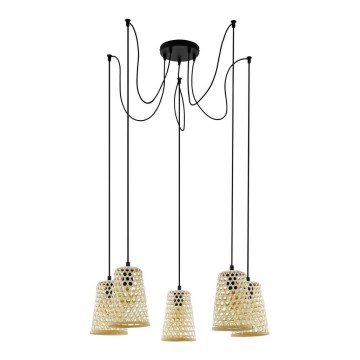 Eglo 43255 - Lampadario a sospensione con filo CLAVERDON 5xE27/40W/230V