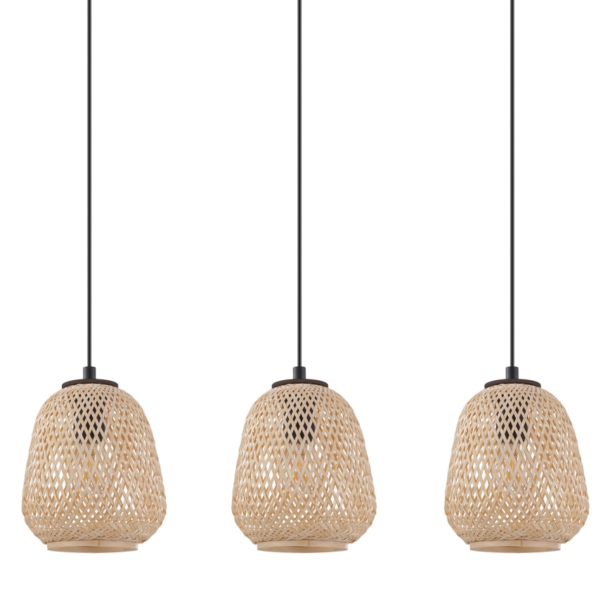 Eglo - Lampadario a sospensione con filo 3xE27/40W/230V