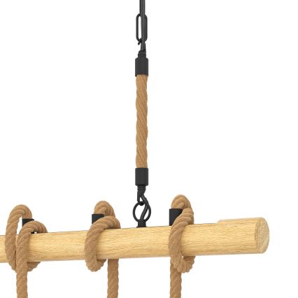 Eglo 43318 - Lampadario a catena YOUNGSTOWN 4xE27/40W/230V