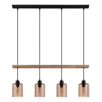 Eglo 43368 - Lampadario a cavo COOLMONT 4xE14/40W/230V