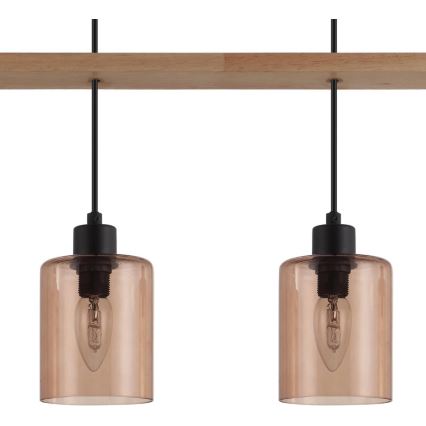 Eglo 43368 - Lampadario a cavo COOLMONT 4xE14/40W/230V