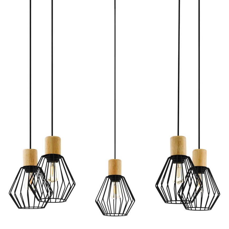 Eglo - Lampadario a sospensione con filo 5xE27/60W/230V ragno