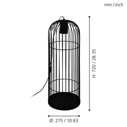 Eglo - Lampada LED da terra 1xGU10/4,6W/230V