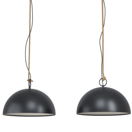 Eglo 43397 - Lampadario a cavo HODSOLL 2xE27/40W/230V