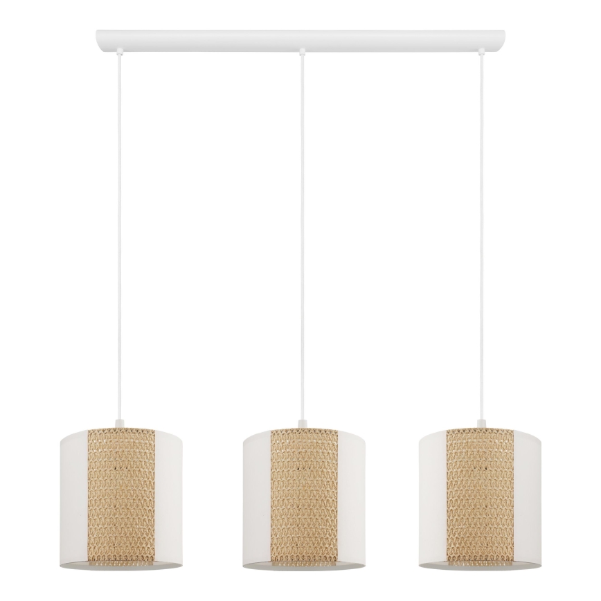 Eglo - Lampadario a sospensione con filo 3xE27/40W/230V