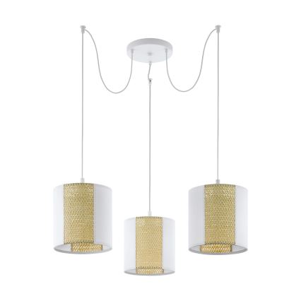 Eglo - Lampadario a sospensione con filo 3xE27/40W/230V ragno