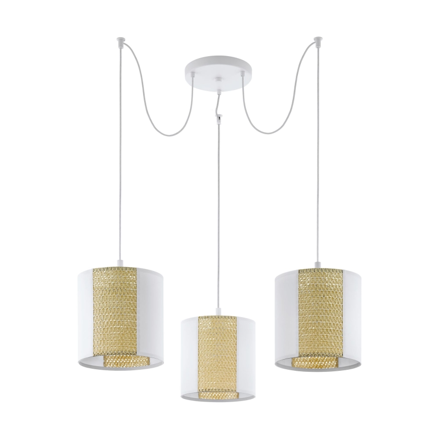 Eglo - Lampadario a sospensione con filo 3xE27/40W/230V ragno