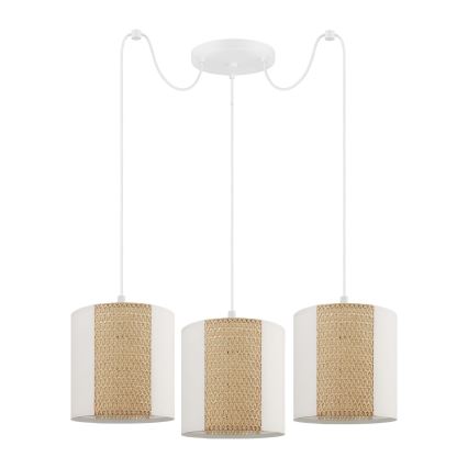Eglo - Lampadario a sospensione con filo 3xE27/40W/230V ragno