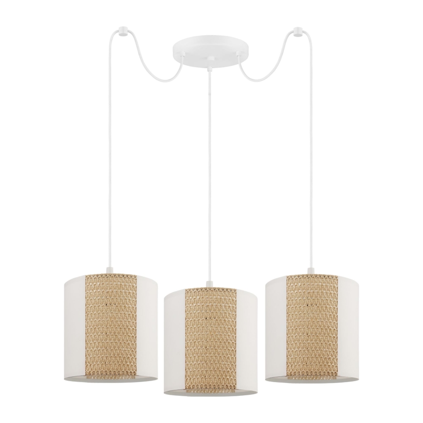 Eglo - Lampadario a sospensione con filo 3xE27/40W/230V ragno