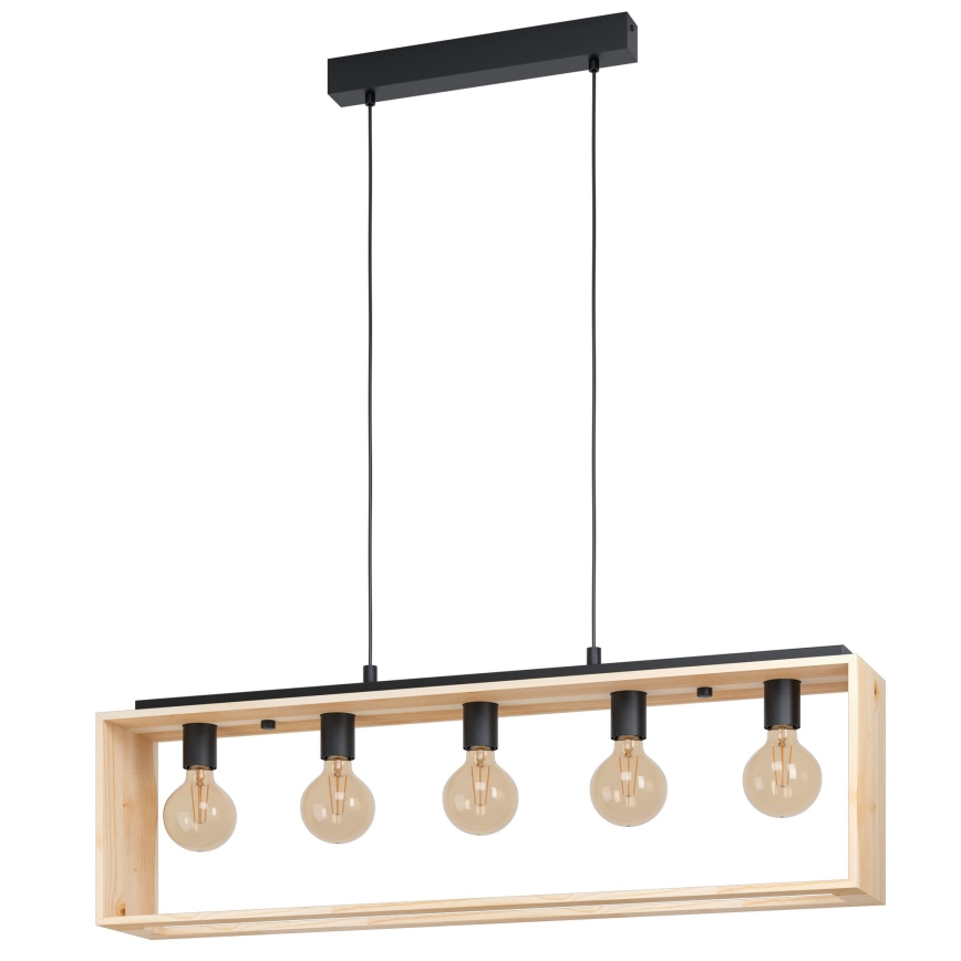 Eglo - Lampadario a sospensione con filo 5xE27/40W/230V