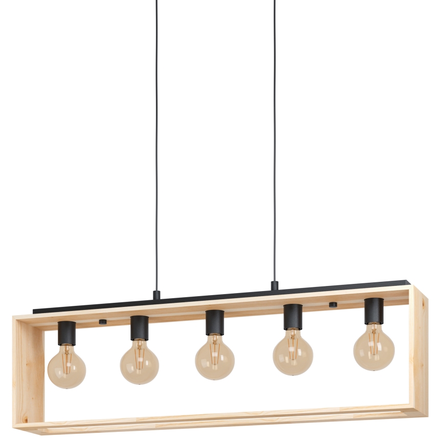Eglo - Lampadario a sospensione con filo 5xE27/40W/230V