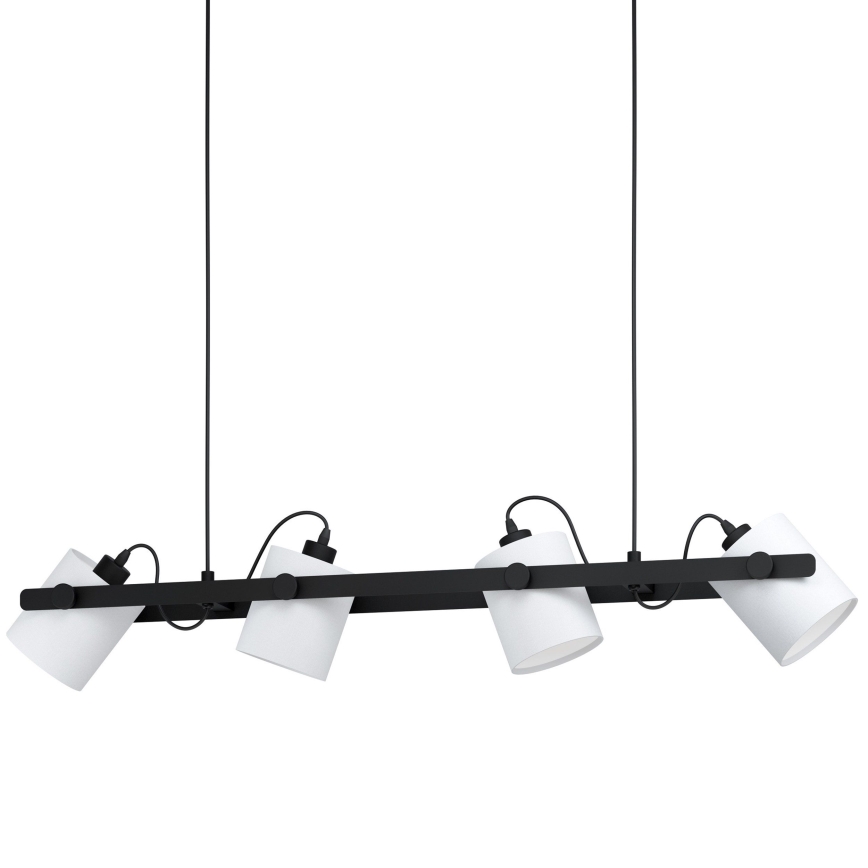 Eglo - Lampadario su corda 4xE27/28W/230V