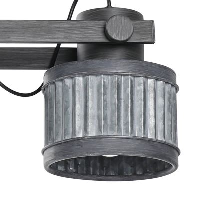 Eglo - Lampadario a catena 3xE27/28W/230V