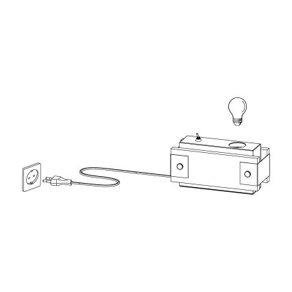 Eglo - Lampada da tavolo 1xE27/16W/230V