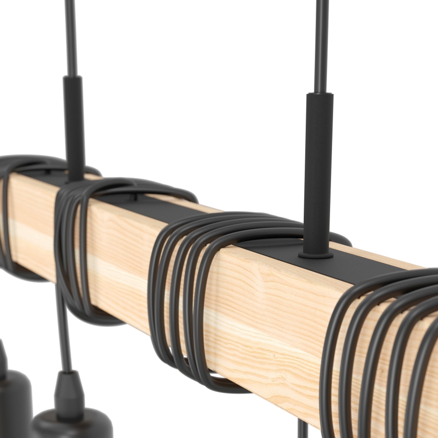 Eglo - Lampadario a sospensione TOWNSHEND 4xE27/60W/230V