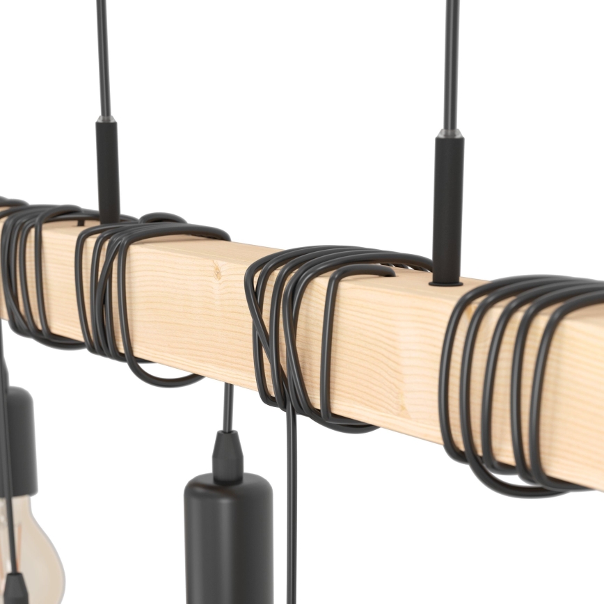 Eglo - Lampadario a sospensione con filo TOWNSHEND 6xE27/60W/230V