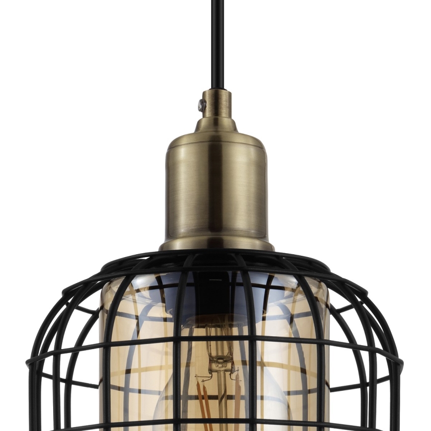 Eglo - Lampadario su corda 1xE27/40W/230V
