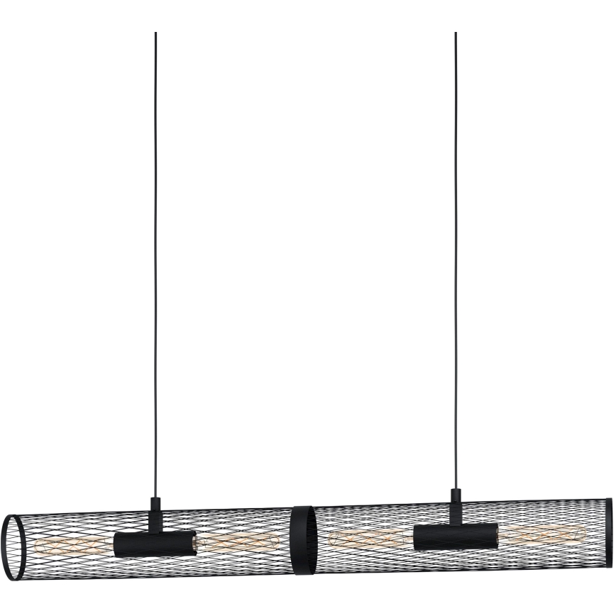 Eglo - Lampadario su corda 4xE27/40W/230V