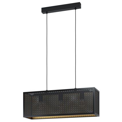 Eglo - Lampadario su corda 3xE27/40W/230V