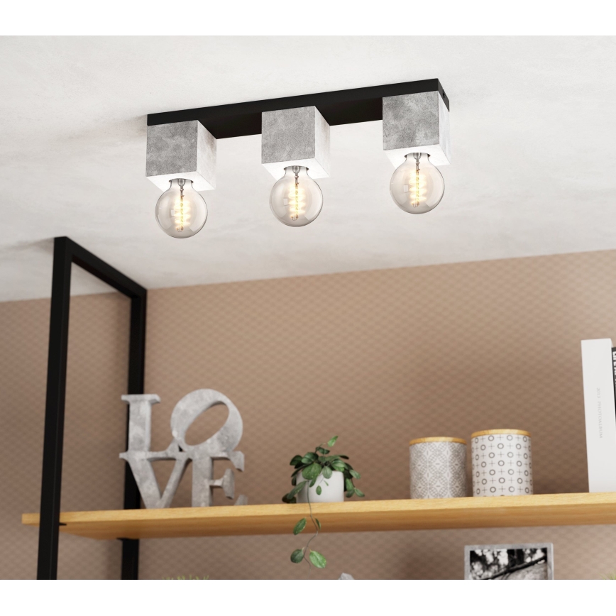 Eglo - Lampadario a plafone 3xE27/40W/230V