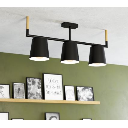 Eglo - Lampadario su palo 3xE27/40W/230V