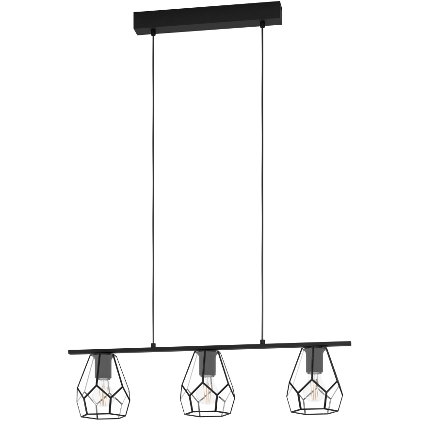 Eglo - Lampadario LED sospeso a cavo 3xE27/40W/230V