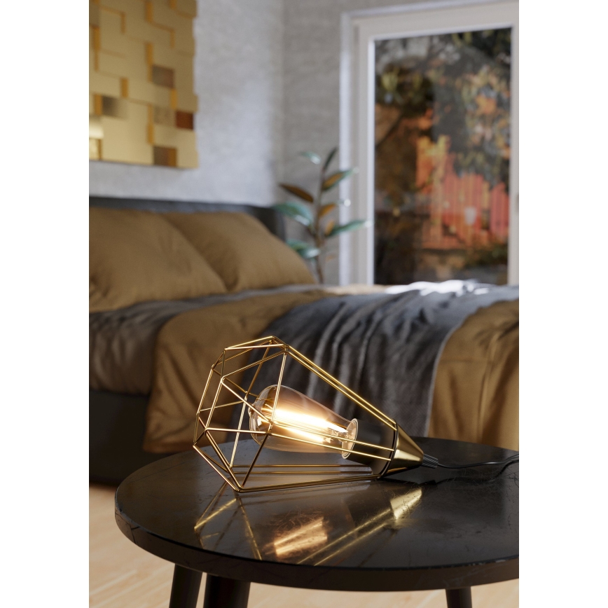Eglo - Luce da tavolo con presa 1xE27/60W/230V