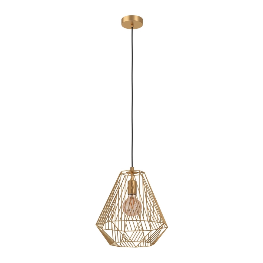 Eglo - Lampadario su corda 1xE27/40W/230V oro