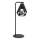 Eglo 43703 - Lampada da tavolo CARLTON 1xE27/60W/230V nera