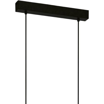 Eglo 43712 - Lampadario a sospensione con filo TOWNSHEND 6xE27/60W/230V nero