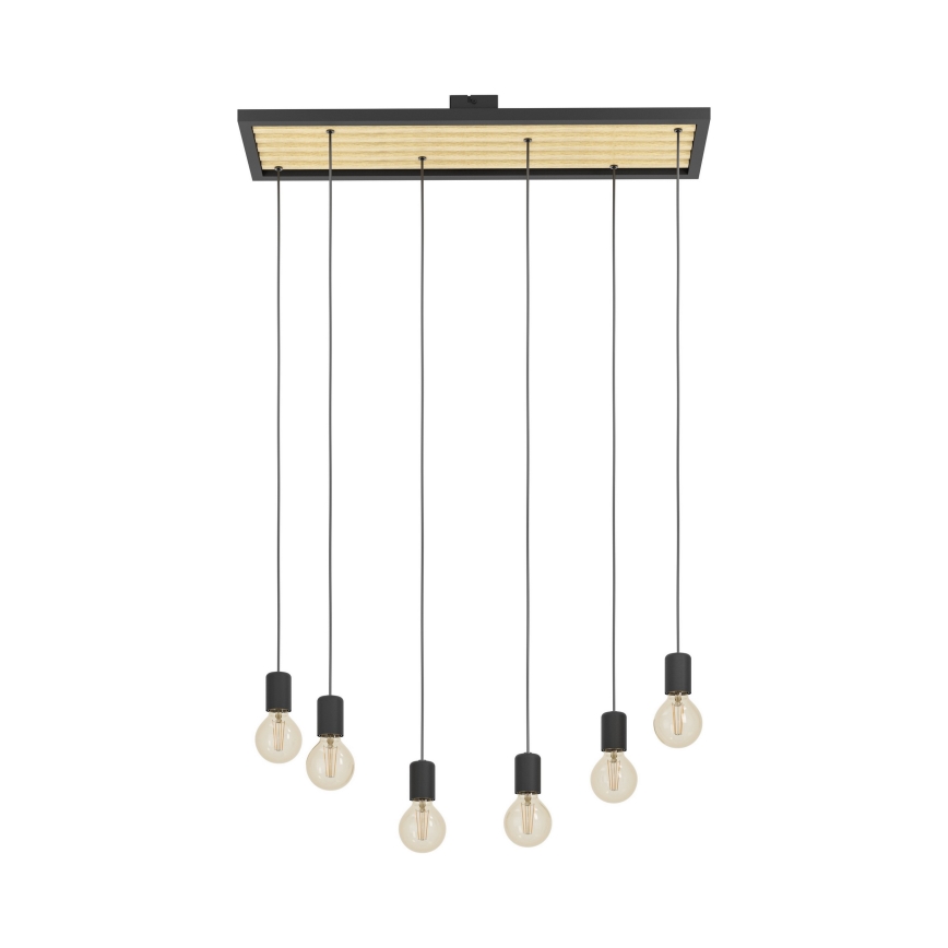 Eglo - Lampadario a sospensione con filo 6xE27/40W/230V