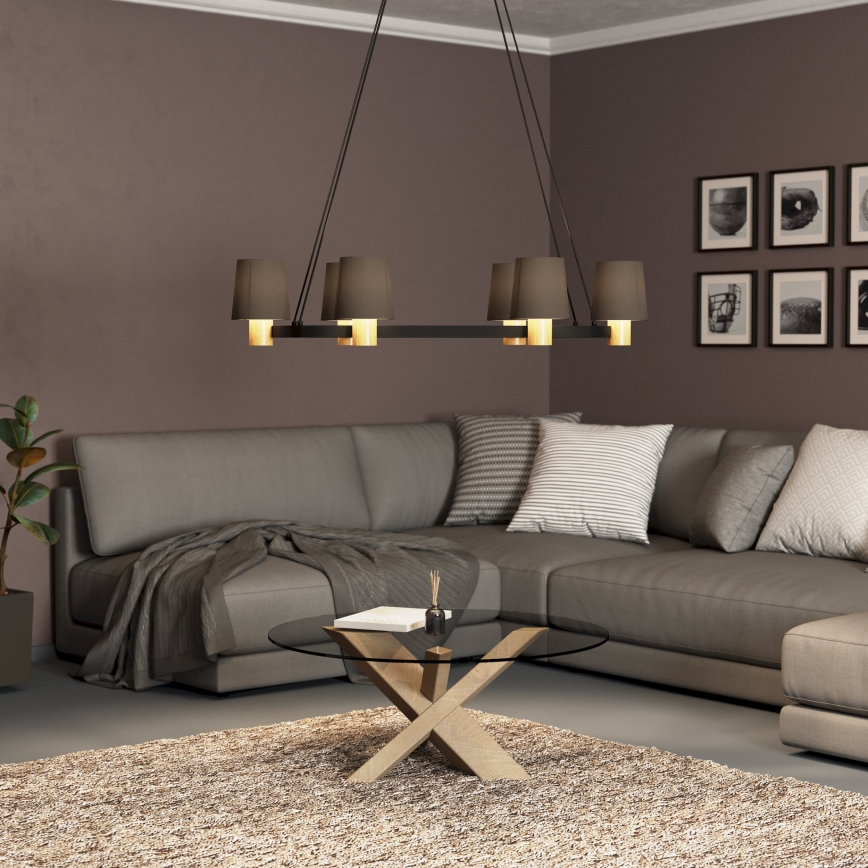 Eglo - Lampadario a sospensione con filo 6xE27/40W/230V