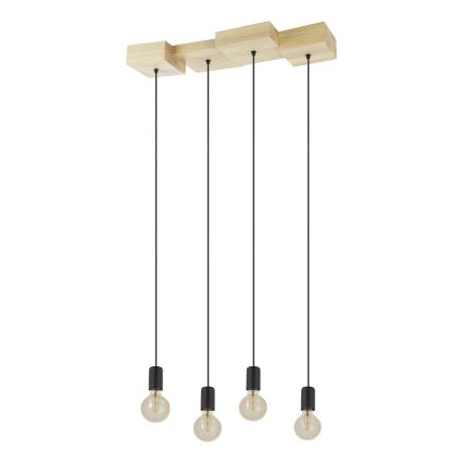 Eglo - Lampadario a sospensione con filo 4xE27/40W/230V