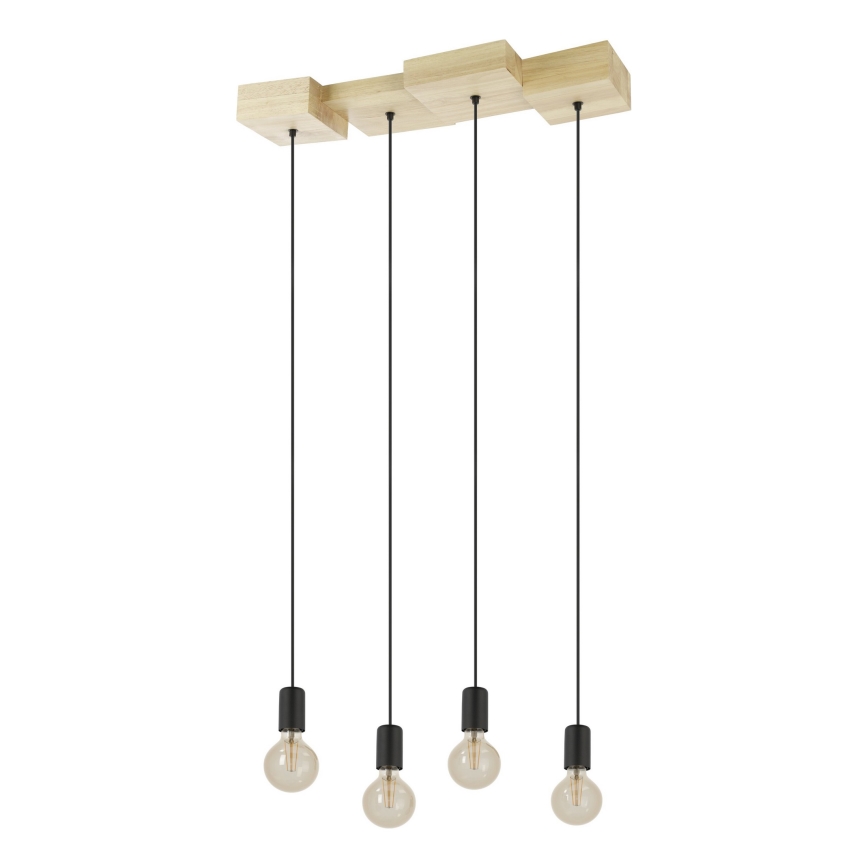 Eglo - Lampadario a sospensione con filo 4xE27/40W/230V