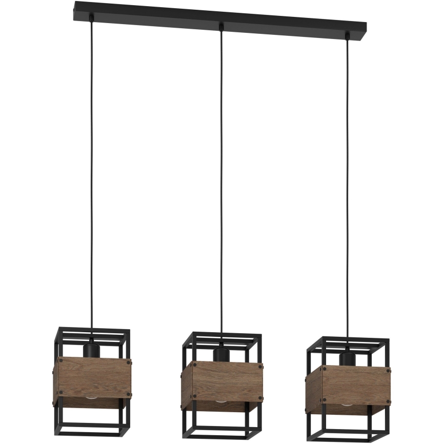Eglo - Lampadario a sospensione con filo 3xE27/40W/230V