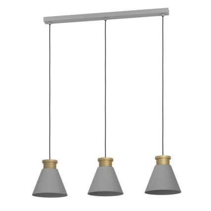 Eglo - Lampadario a sospensione con filo 3xE27/40W/230V