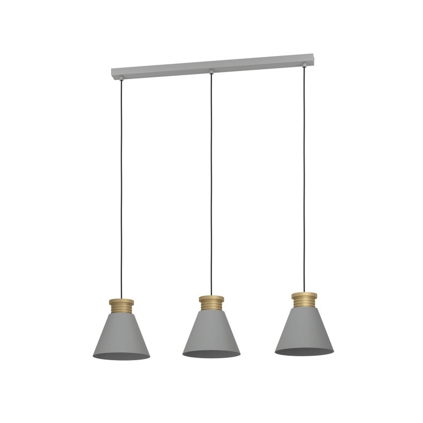Eglo - Lampadario a sospensione con filo 3xE27/40W/230V