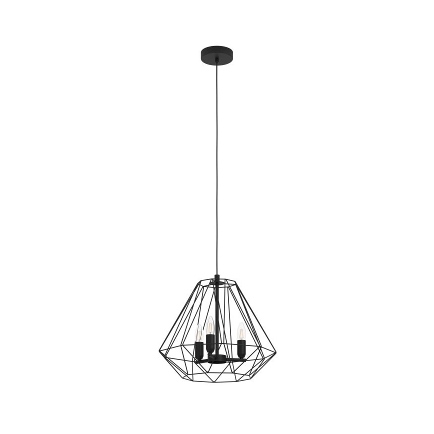 Eglo - Lampadario a sospensione con filo 3xE14/40W/230V