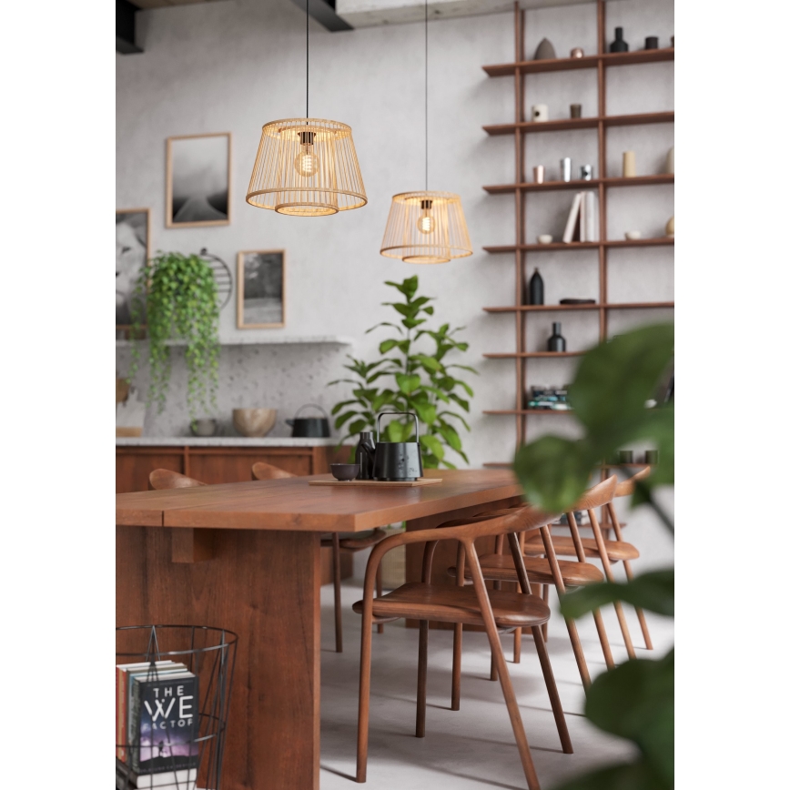 Eglo 43852 - Lampadario a sospensione con filo HYKEHAM 1xE27/40W/230V