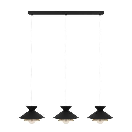 Eglo - Lampadario a sospensione con filo 3xE27/40W/230V