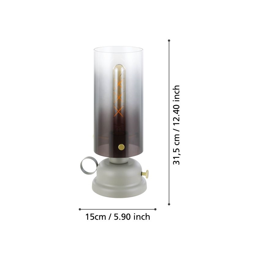 Eglo - Lampada da tavolo 1xE27/40W/230V