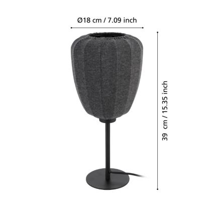 Eglo - Lampada da tavolo 1xE27/40W/230V