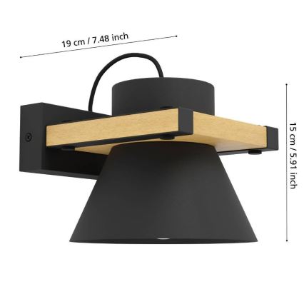 Eglo - Applique 1xE27/15W/230V