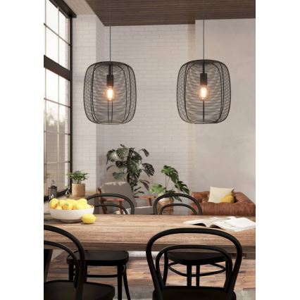 Eglo - Lampadario a sospensione con filo 2xE27/40W/230V