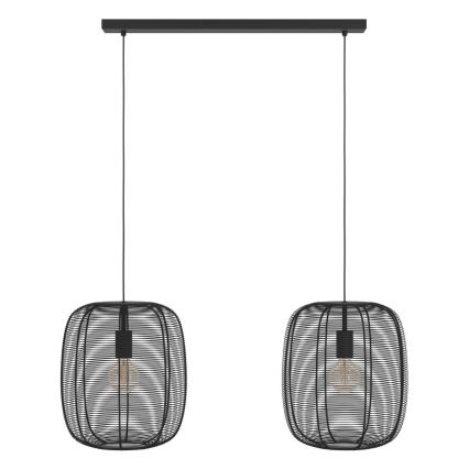 Eglo - Lampadario a sospensione con filo 2xE27/40W/230V