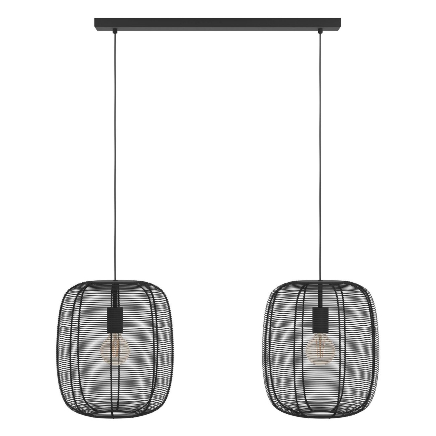 Eglo - Lampadario a sospensione con filo 2xE27/40W/230V